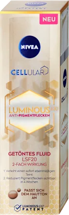 Fludi za lice NIVEA Luminous antispot tonirani 40ml