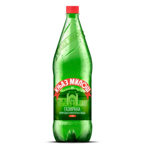 Gazirana voda KNJAZ MILOŠ 1.25l