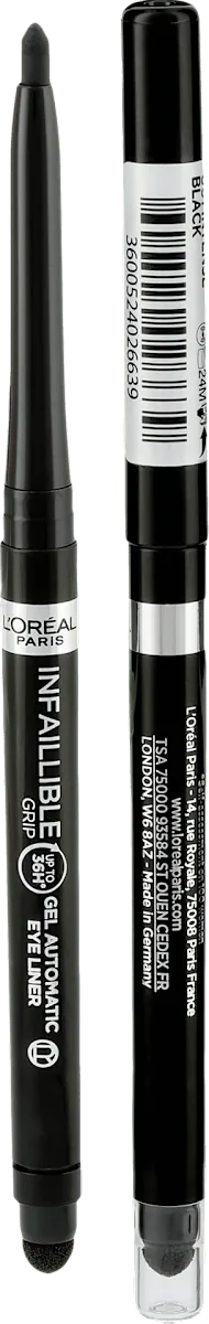 Ajlajner L'OREAL PARIS Infaillible 36h grip gel automatic 001 black