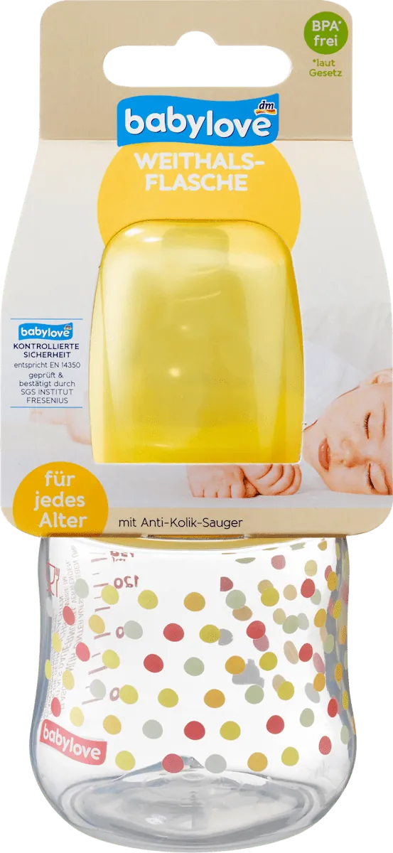 BABYLOVE flašica široko grlo 150ml (više vrsta)
