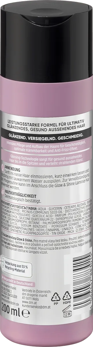 Balzam za kosu BALEA Professional Glow& shine 200ml