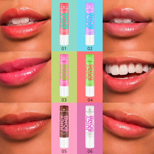 Balzam za usne ESSENCE Juicy Bomb glossy butter 02 So Berry Cute
