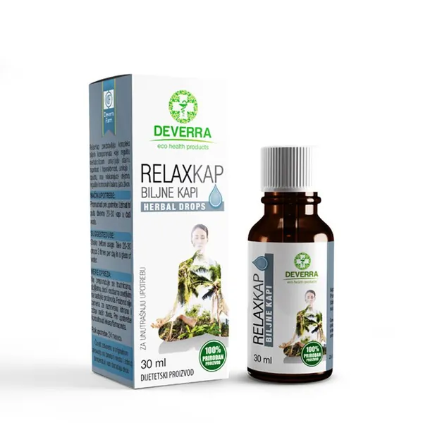Biljne kapi DEVERRA Relaxikap kapi 30ml