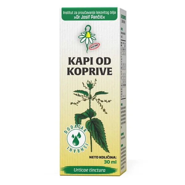 Biljne kapi INSTITUT JOSIF PANCIC-IJP Kapi od koprive 30 ml
