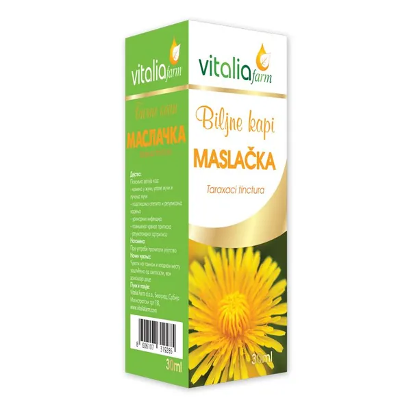 Biljne kapi VITALIA maslačka 30 ml