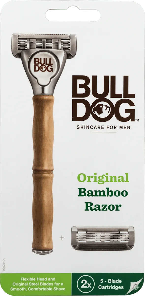 Brijač BULLDOG Original bambus + 2 dopune