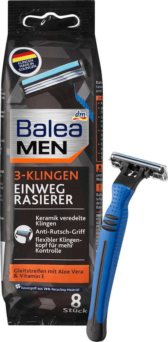 Brijač za muškarce BALEA MEN 8kom