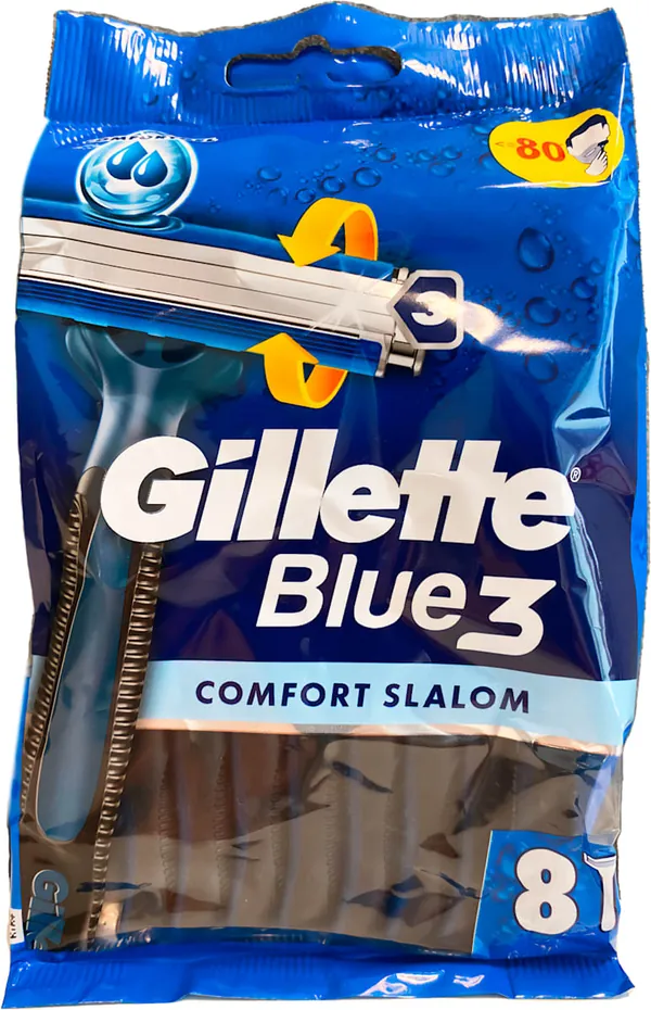 Brijač za muškarce GILLETTE Blue3 comfort slalom jednokratni 8 kom
