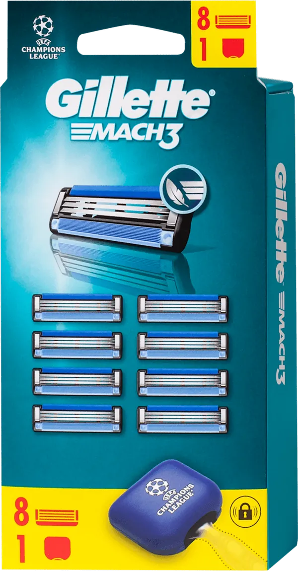 Brijač za muškarce GILLETTE Mach 3 patrone 8kom