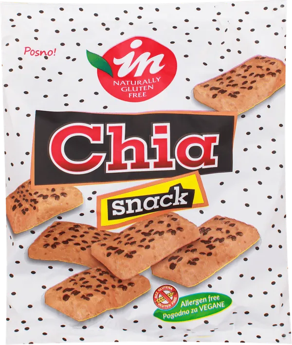 Chia snack ALEKSANDRIJA prirodno bez glutena 140gr