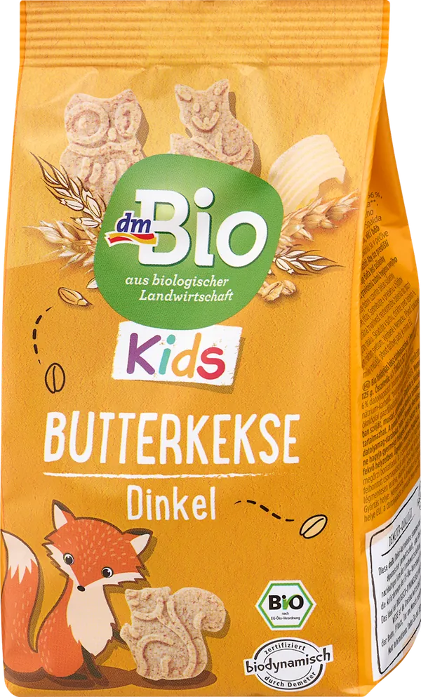 Dečija hrana DM BIO Kinder dečiji keks od spelte sa maslacem 125g
