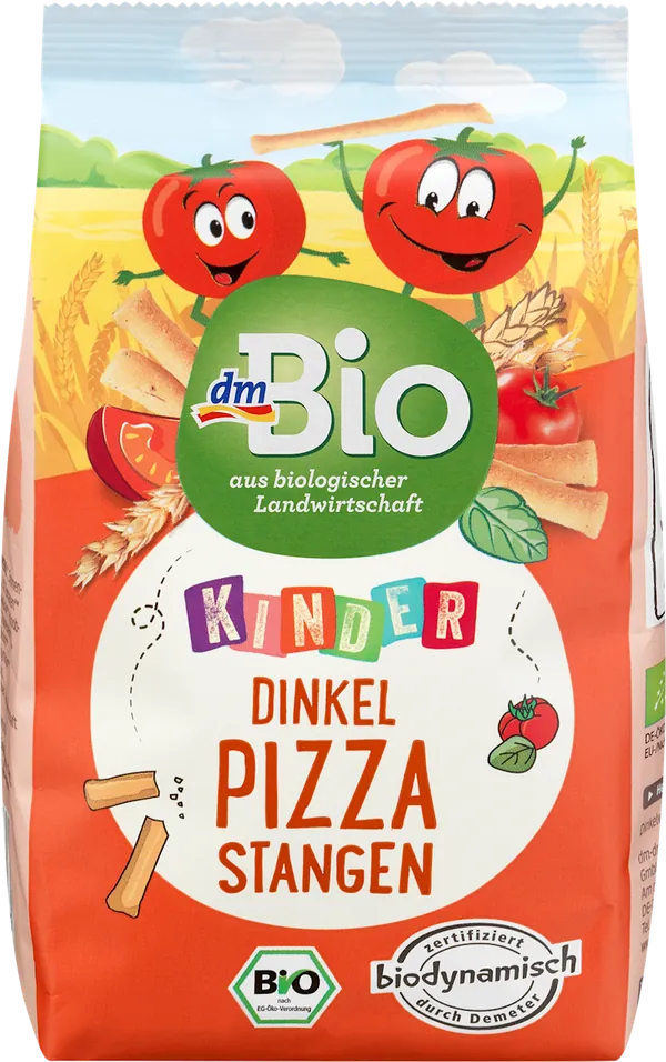 Dečija hrana DM BIO Kinder štanglice od spelte za decu pizza 80g