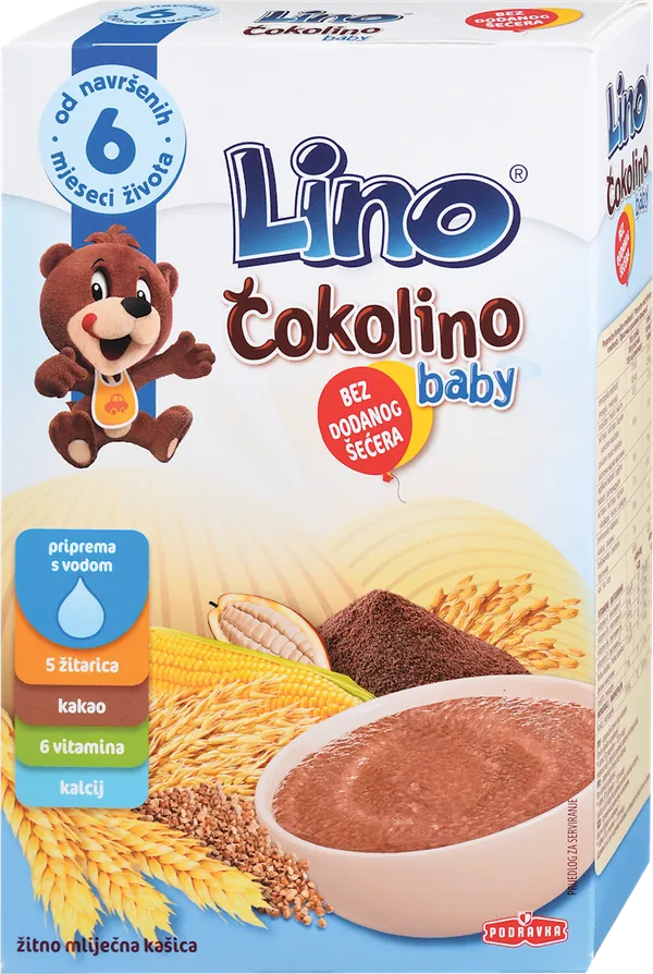 Dečija hrana LINO Čokolino baby 6+ 210g