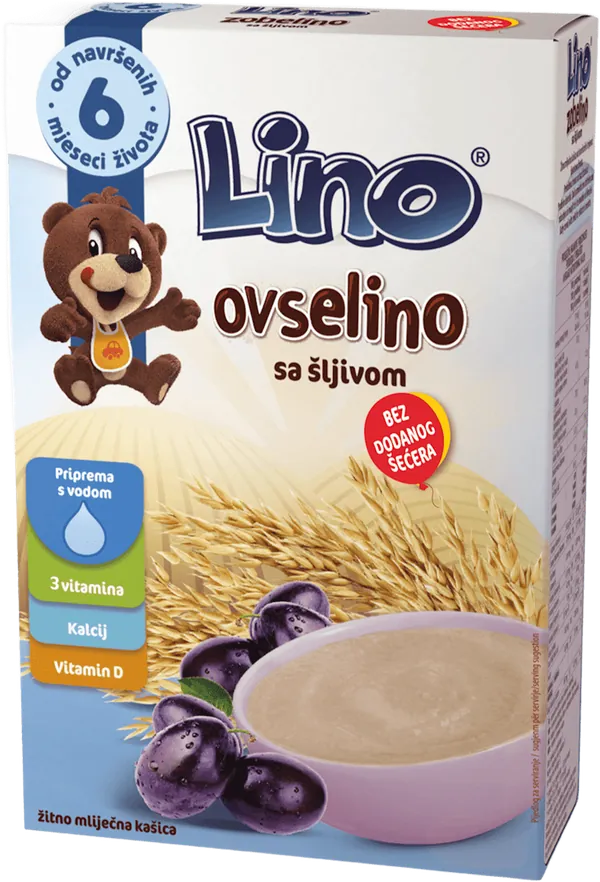Dečija hrana LINO Zobelino sa šljivom instant pahuljice 200g