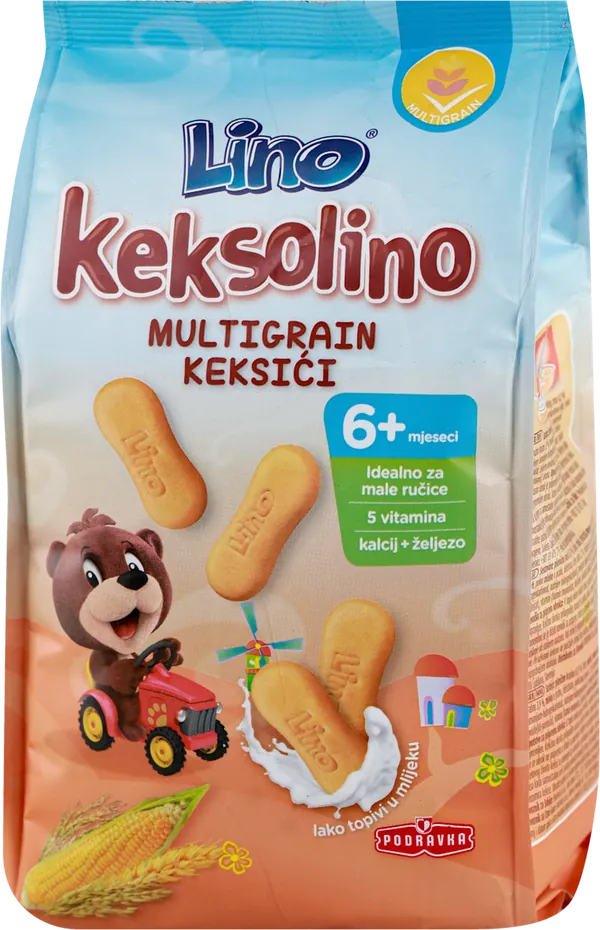 Dečija hrana PODRAVKA Keksolino multigrain 140g