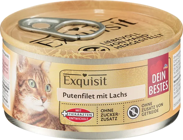 DEIN BESTER Exquisit ćureći file i losos 70g