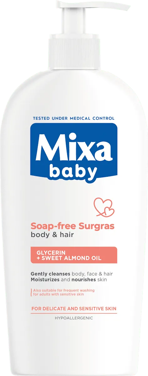 Gel za telo i kosu MIXA Baby nežan bez sapuna 400 ml