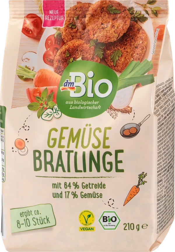 Gotova jela DM BIO burger od povrća 210g