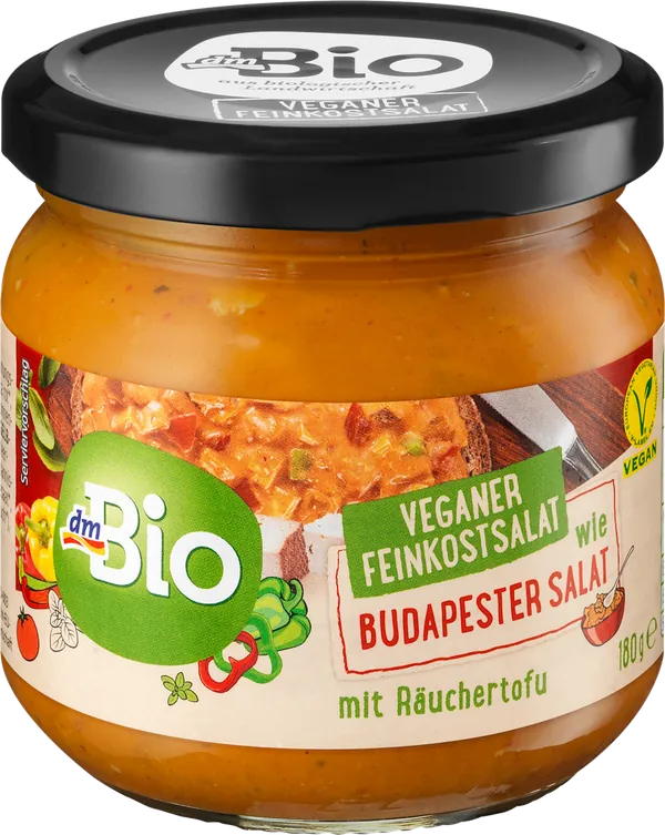 Gotova jela DM BIO veganska budimpeštanska salata dimljeni tofu 180g