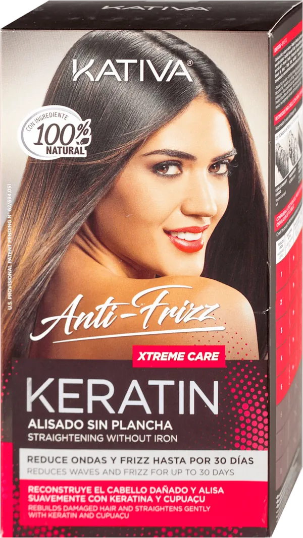 Kativa keratinski tretman za ravnanje kose bez pegle-anti frizz
