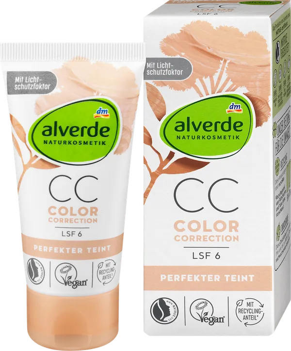 Krema za lice ALVERDE Color correction CC SPF6 50ml