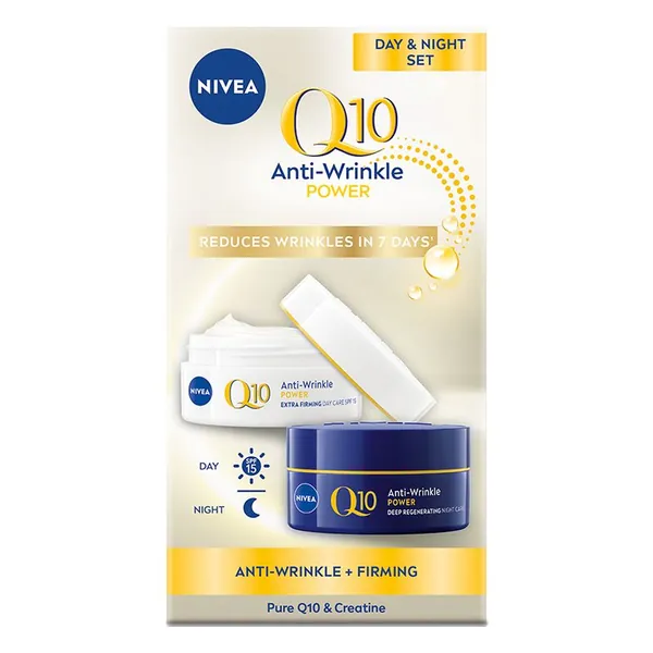 Krema za lice NIVEA Q10 power duo dnevna+noćna krema(2x50ml)