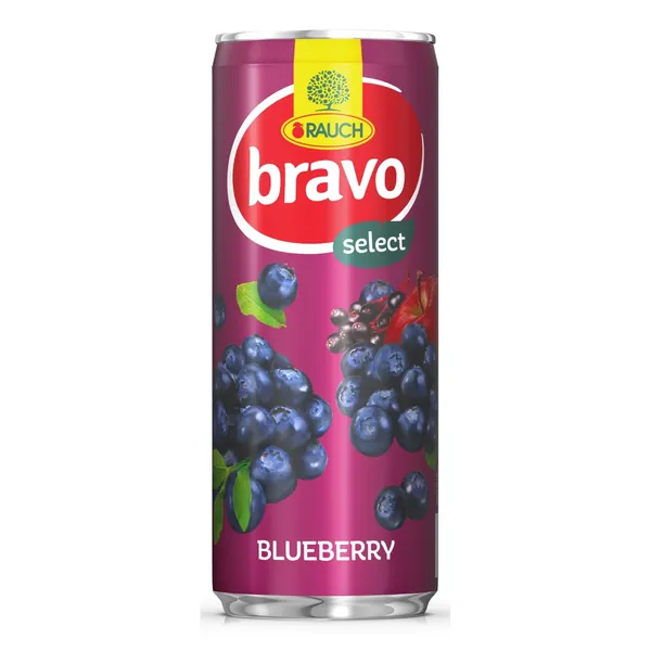 Negazirani sok RAUCH Bravo borovnica 250ml