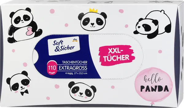 Papirne maramice SOFT&SICHER kutija 4sloja 110kom (više vrsta)