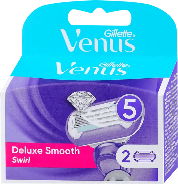 Patrone za brijač GILLETTE VENUS Deluxe Smooth Swirl dopune za brijač, 2 kom