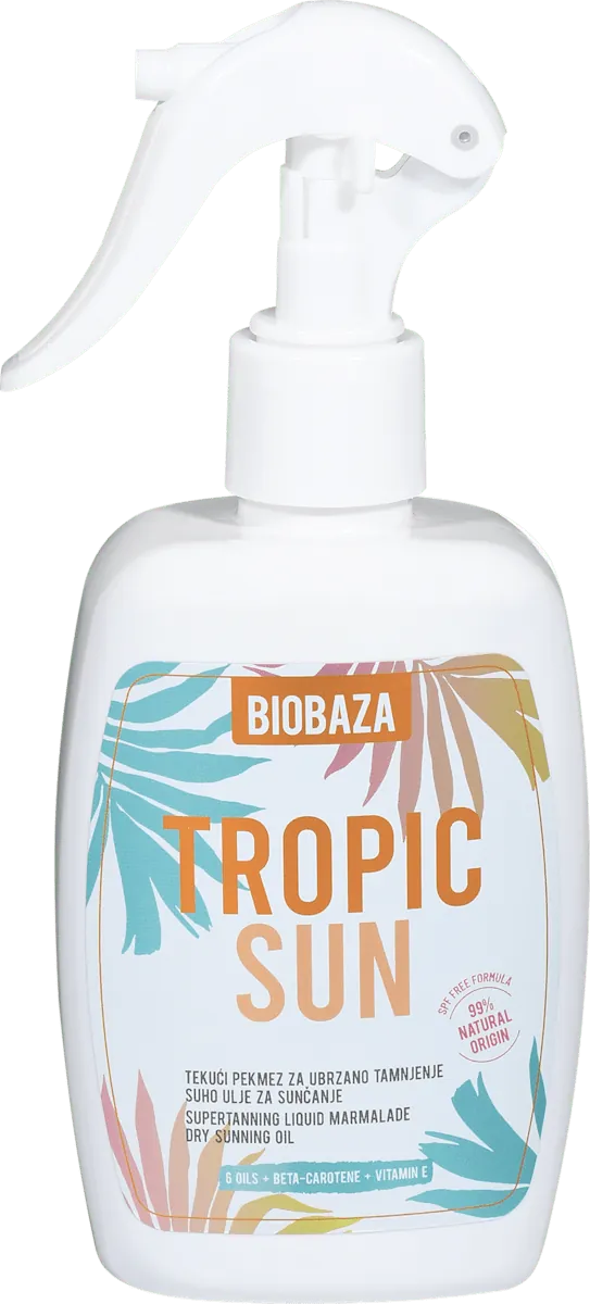 Pekmez BIOBAZA Sun tropic tečni za bronzani ten 250ml