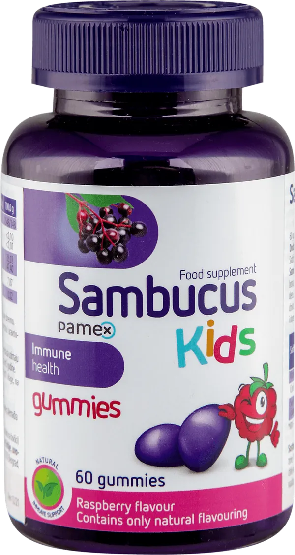 Preparati za decu SALVEO Sambucus Kids gumene bombone 60 komada