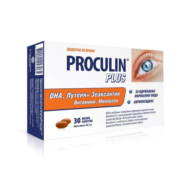 Preparati za oči ALKALOID Proculin Plus kapsule A30