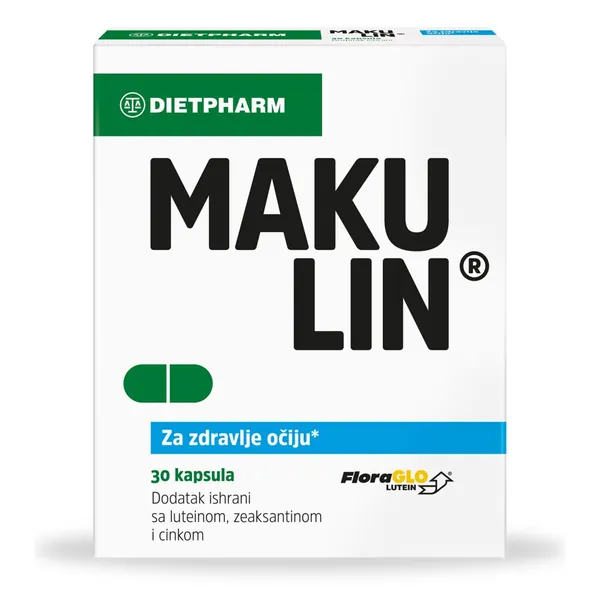 Preparati za oči DIETPHARM MakulinÂ® kapsule, 30 kapsula