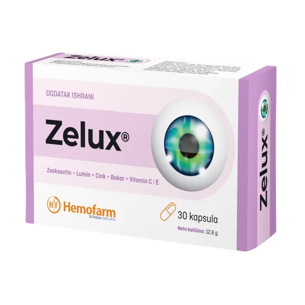 Preparati za oči HEMOFARM ZELUXÂ® 30 kaps. za oči