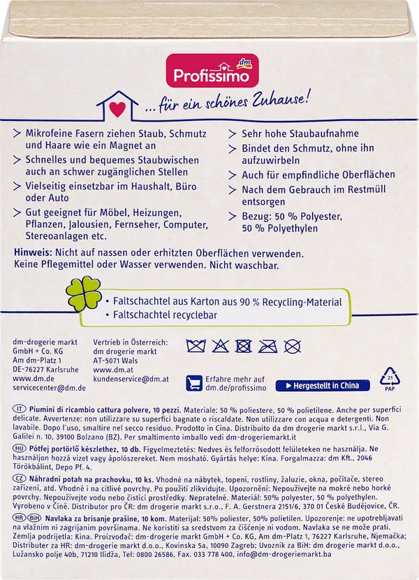 PROFISSIMO navlaka za brisanje prašine 10kom