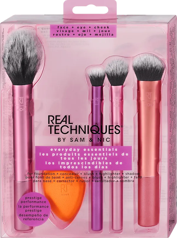 Setovi za negu tela REAL TECHNIQUES everyday essential set četkica za šminkanje