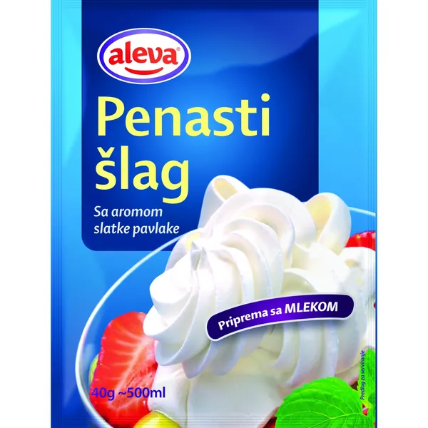 Šlag pena ALEVA sa mlekom 40g