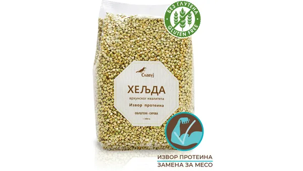 SLAVUJ Heljda oljuštena sirova bez glutena 300g