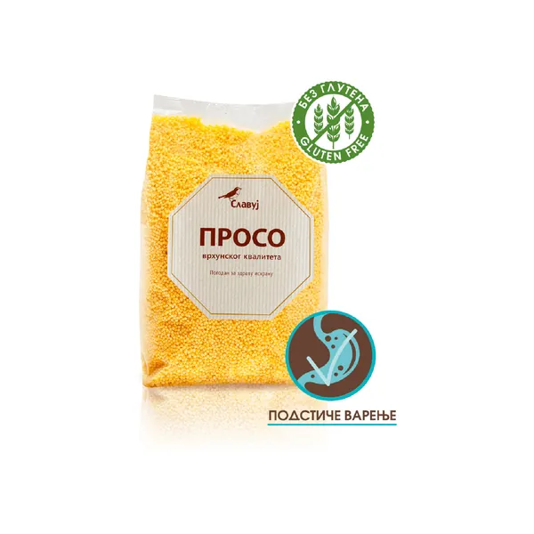 SLAVUJ proso oljušteni bez glutena 300g