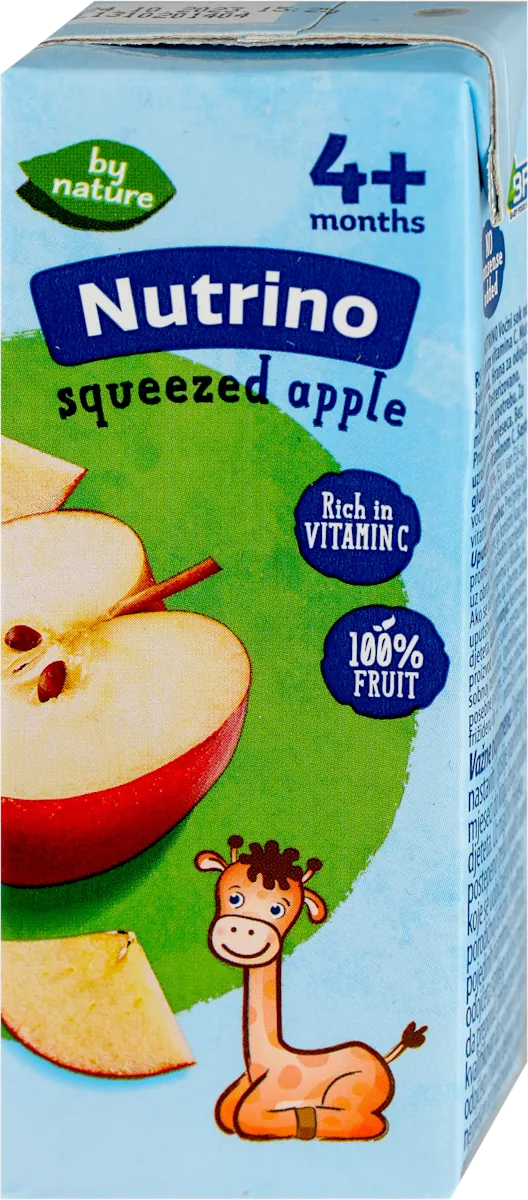 Sokić za decu NUTRINO cedjena jabuka 200g