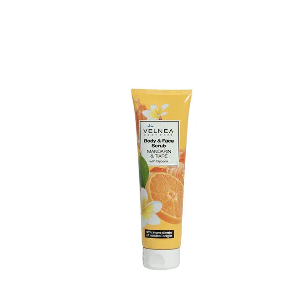 Sve za tuširanje VELNEA mandarin & tiarÃ© piling za telo 150ml
