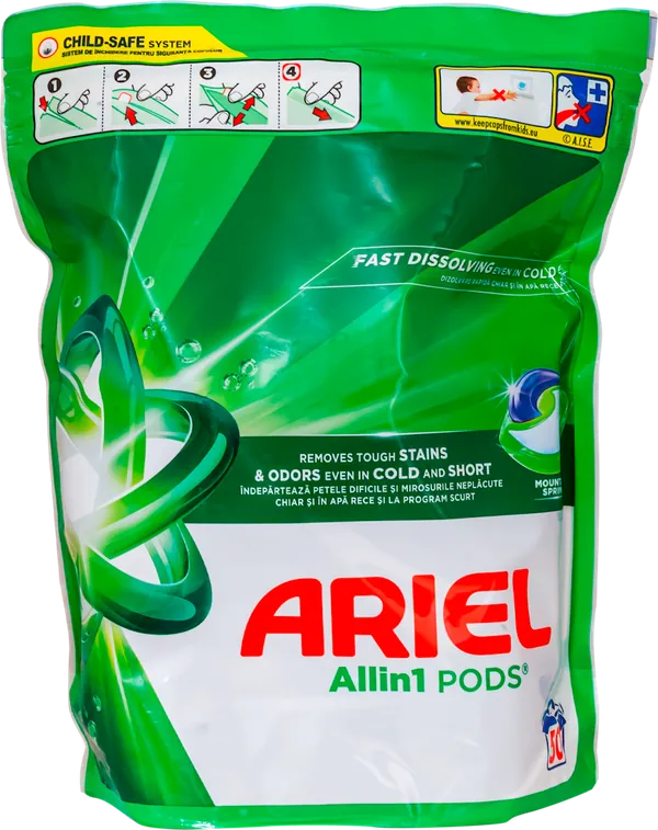Tablete za pranje veša ARIEL PODS Mountain spring 50kom