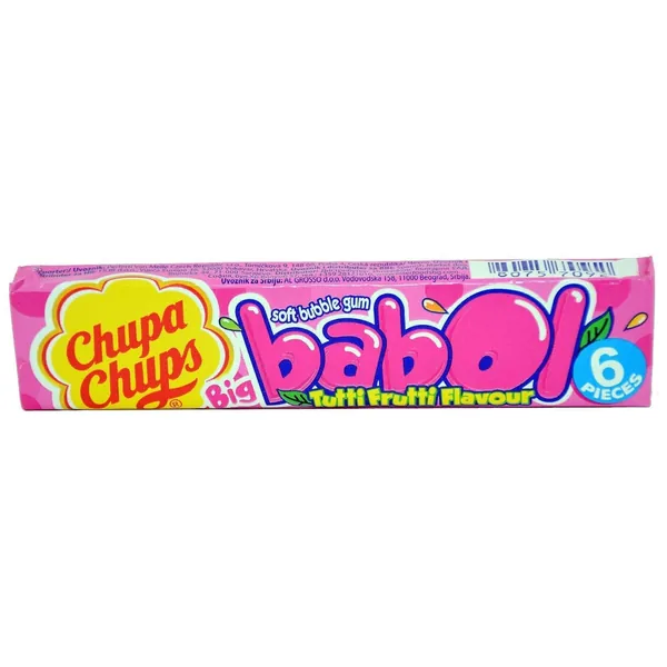 Žvake CHUPA CHUPS Big Babol Fruti 27.6g