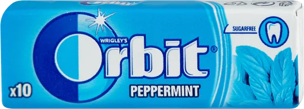 Žvake ORBIT pepermint dražeje 14g